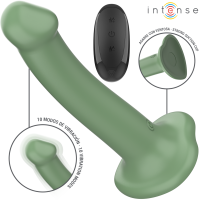 Вибратор INTENSE - BECCA VIBRATOR WITH SUCTION CUP 10 VIBRATIONS GREEN REMOTE CONTROL