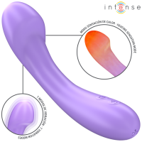 Вибратор INTENSE - BECKY VIBRATOR 19 CM HEATABLE 7 VIBRATIONS PURPLE