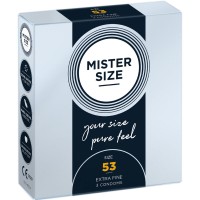 Презервативи MISTER SIZE - CONDOM SIZE M 53 MM (3 UNITS)