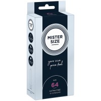 Презервативи MISTER SIZE - CONDOMS SIZE XXL 64 MM (10 UN