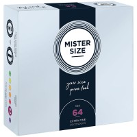 Презервативи MISTER SIZE - CONDOMS SIZE XXL 64 MM (36 UNITS)