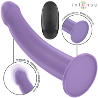 Вибратор INTENSE - EDDIE VIBRATOR 17.5 CM 10 VIBRATIONS PURPLE REMOTE CONTROL