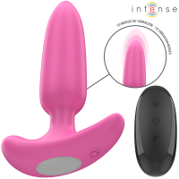 Анален разширител INTENSE - ROSS ANAL PLUG 10 VIBRATIONS PINK REMOTE CONTROL