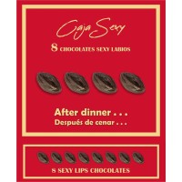 Шоколади DIABLO PICANTE - BOX OF 8 VAGINA-SHAPED CHOCOLATES
