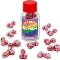 Бонбони DIABLO PICANTE - 12 STRAWBERRY/CHERRY PENIS SHAPE EQUALITY CANDIES