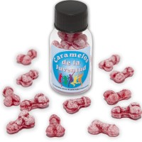 Бонбони DIABLO PICANTE - 12 YOUTH CANDIES PENIS SHAPE STRAWBERRY/CHERRY