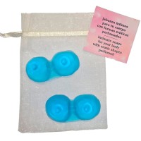 Сапуни DIABLO PICANTE - 2 BREASTS SHAPED PERFUMED SOAPS BLUE