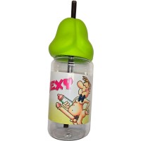 Бутилка DIABLO PICANTE - PENIS SHAPED 360 ML BABY BOTTLE GREEN