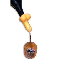 Накрайник за вино DIABLO PICANTE - GOLDEN PENIS WINE DECANTER