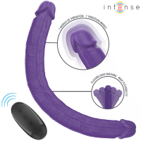 Двоен вибратор INTENSE - GUNTER DILDO DOUBLE VIBRATOR 40
