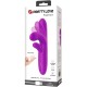 Вибратор PRETTY LOVE - ANGELIQUE MULTIFUNCTION VIBRATOR + CLITORIS STIMULATOR PURPLE