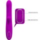 Вибратор PRETTY LOVE - ANGELIQUE MULTIFUNCTION VIBRATOR + CLITORIS STIMULATOR PURPLE