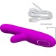 Вибратор PRETTY LOVE - ANGELIQUE MULTIFUNCTION VIBRATOR + CLITORIS STIMULATOR PURPLE