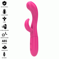 Вибратор INTENSE - AMARA VIBRATOR WITH STIMULATING TONGUE 10 VIBRATIONS PINK