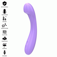 Вибратор INTENSE - BECKY VIBRATOR 19 CM HEATABLE 7 VIBRATIONS PURPLE