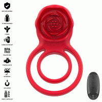 Стимулатор INTENSE - GAIL STIMULATOR ROSE 10 VIBRATIONS RED REMOTE CONTROL