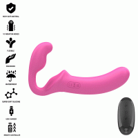 Вибратор INTENSE - AMY DOUBLE VIBRATOR 20 CM PINK REMOTE CONTROL