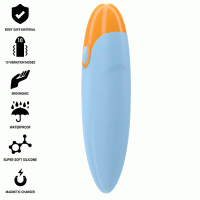 Вибратор INTENSE - MIKE VIBRATING BULLET 10 VIBRATIONS BLUE REMOTE CONTROL