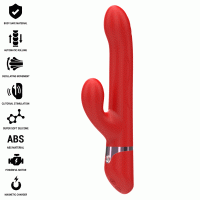 Стимулатор INTENSE - LELE MULTIFUNCTION VIBRATOR ROTATING & OSCILLATION & STIMULATION RED