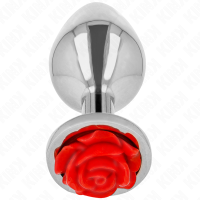 Анален плъг KINK - PLUG ANAL ROSE RED SIZE M