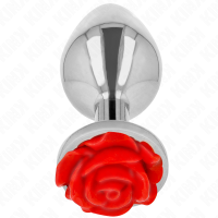 Анален плъг KINK - PLUG ANAL ROSE RED SIZE L