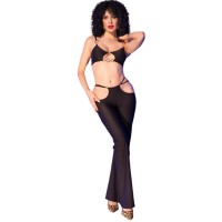 Бельо CHILIROSE - CR 4851 BLACK TOP AND LEGGINGS SET WIT