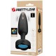 Анален разширител PRETTY LOVE - TARION ANAL PLUG WITH  LED LIGHT BLACK 12.5 CM