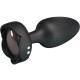 Анален разширител PRETTY LOVE - VARIAN ANAL PLUG WITH  LED LIGHT BLACK 10.8 CM