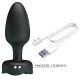 Анален разширител PRETTY LOVE - VARIAN ANAL PLUG WITH  LED LIGHT BLACK 10.8 CM