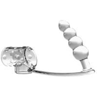 Анален разширител PRETTY LOVE - PENIS SLEEVE WITH ANAL PLUG TRANSPARENT