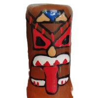 Презервативи CONDOMERIE - HANDPAINTED NOVELTY CONDOMS TIKI TOTEM-01