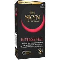 Презервативи SKYN - INTENSE FEEL TEXTURED CONDOM WITH WAVY DESIGN 10 UNITS