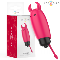 Мини вибратор INTENSE - SCARLET VIBRATING BULLET RED DEMON 9.3 X 2.4 CM