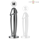 Анален разширител INTENSE - ANAL PLUG 10 VIBRATIONS METAL DILDO WITH REMOTE CONTROL M