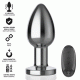Анален разширител INTENSE - ANAL PLUG 10 VIBRATIONS METAL WITH REMOTE CONTROL L