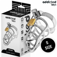 Клетка за пенис ADDICTED TOYS LOCKED - SILVER LOCK METAL