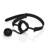 Топка за уста CALEXOTICS - SCANDAL GAG WITH BLACK SILICONE PLUG