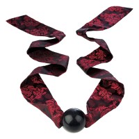 Топка за уста CALEXOTICS - SCANDAL BALL GAG WITH BLACK/RED BOW