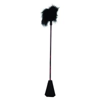 Палка CALEXOTICS - SCANDAL BLACK FEATHER WHIP
