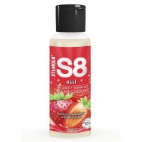 Лубрикант STIMUL8 - S8 4 IN 1 STRAWBERRY DESSERT LUBRICANT 125 ML