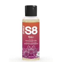 Масажно олио STIMUL8 - S8 RELAX EROTIC MASSAGE OIL GREEN TEA 50 ML