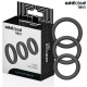 Комплект пенис рингове ADDICTED TOYS - SET OF FLAT SILICONE RINGS