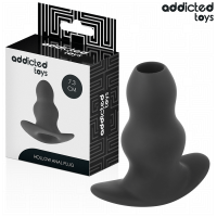 Анален тунел ADDICTED TOYS - HOLLOW ANAL PLUG SILICONE SIZE S 7.3 CM