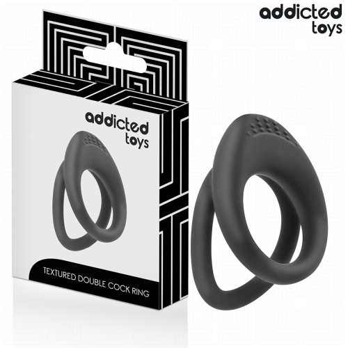 Пенис ринг ADDICTED TOYS - DOUBLE TEXTURED PENIS RING | ADDICTED TOYS Пенис ринг ADDICTED TOYS - DOUBLE TEXTURED PENIS RING