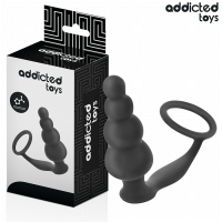 Анален разширител с пенис ринг ADDICTED TOYS - ANAL PLUG