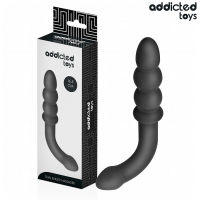 Анален масажор ADDICTED TOYS - DOUBLE ANAL MASSAGER SILICONE 16.5 CM