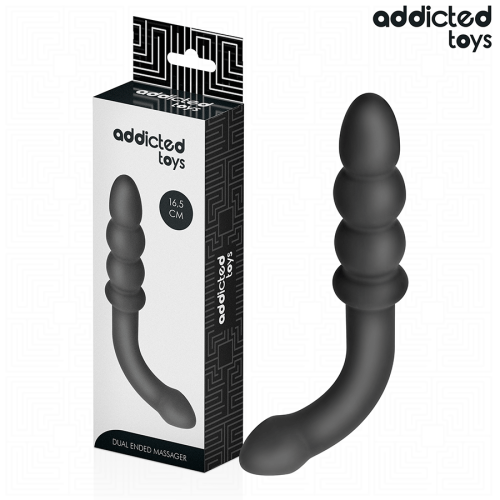Анален масажор ADDICTED TOYS - DOUBLE ANAL MASSAGER SILICONE 16.5 CM