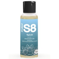 Масажно олио STIMUL8 - S8 REFRESH COTTON MASSAGE OIL 125 ML