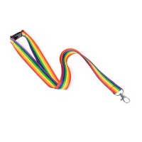 Връзка за врат PRIDE - RAINBOW FLAG RIBBON 90 X 5 CM