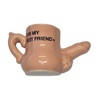 Чаша DIABLO PICANTE – CERAMIC MUG MAGNET WITH RAISED PENIS “FOR MY BEST FRIEND”